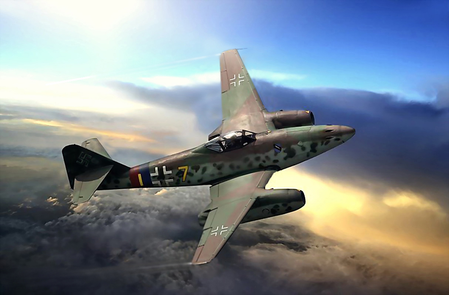 messerschmitt me 262 gelbe 7