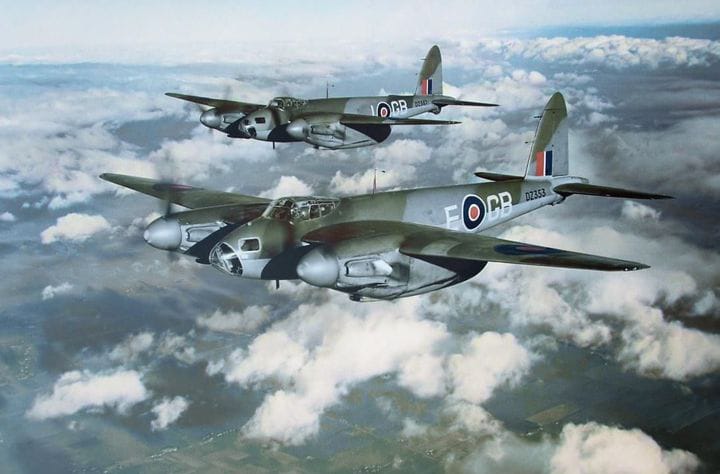 dehavilland mosquito b bomber version in farbe 2